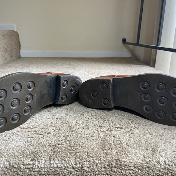 Men's Brown Leather Boots - Picture 5 of 9